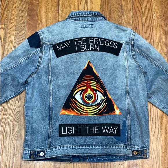 CULT OF INDIVIDUALITY jean jacket - Picture 1 of 3
